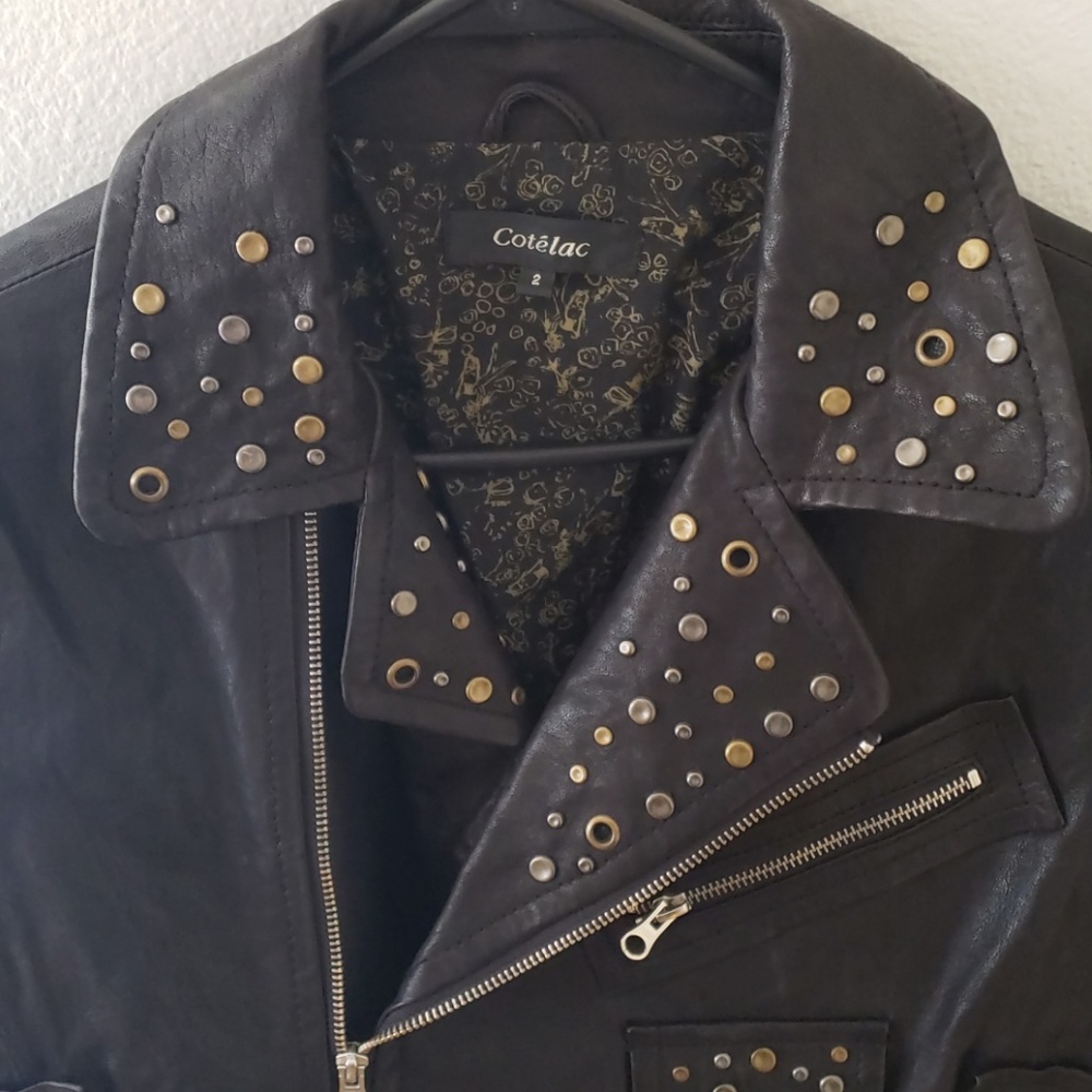 Leather jacket NWOT - Picture 3 of 4